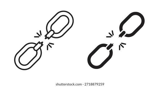 Conjunto de iconos de debilidad aislados sobre fondo blanco Ilustración vectorial plana.