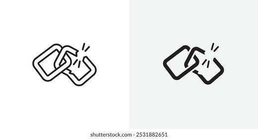 Conjunto de iconos de vector de debilidad. Ilustrador de Vector de stock. EPS 10