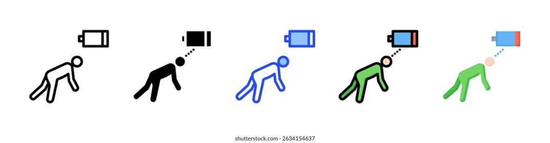 Weaknesses Icon Collection With Multiple Styles