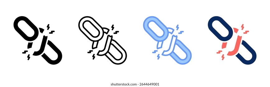 Weaknesses icon sheet multiple style collection