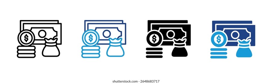 Wealth Assets Icon Element For Design