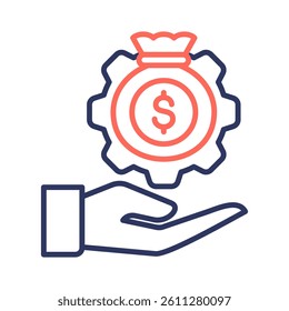 Wealth Funds Icon Element For Design