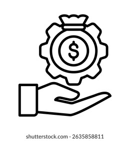 Elemento De Icono De Fondos De Patrimonio Para Diseño