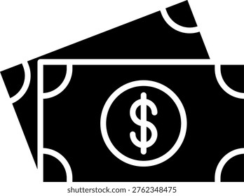 Wealth Glyph Icon Vector Design