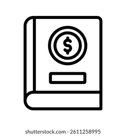 Wealth Guidance Line Vector Illustration On White Background.