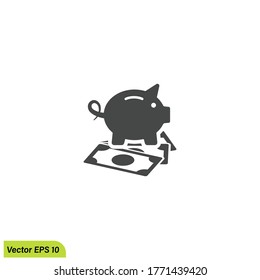 ilustración de icono de riqueza vectorial eps 10 plantilla de logotipo