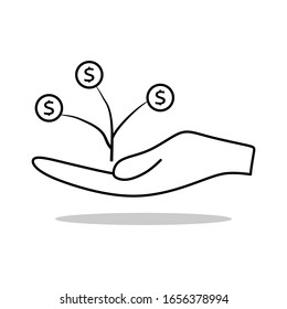 Wealth icon suitable for info graphics, websites and print media and interfaces. Line vector icon.