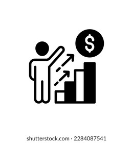 Wealth icon in vector. Illustration