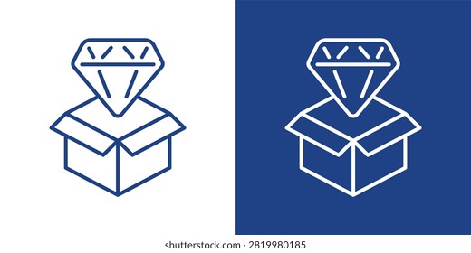 Wealth Management Blue And White Icon Style Collection