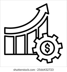 Wealth Management Icon Element For Design