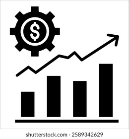 Wealth Management Icon Element For Design