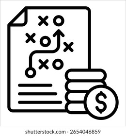 Wealth Management Icon Element For Design
