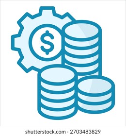 Wealth Management Icon Element For Design