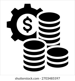 Wealth Management Icon Element For Design