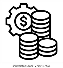 Wealth Management Icon Element For Design