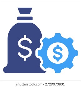 Elemento de ícone de gerenciamento de riqueza para design