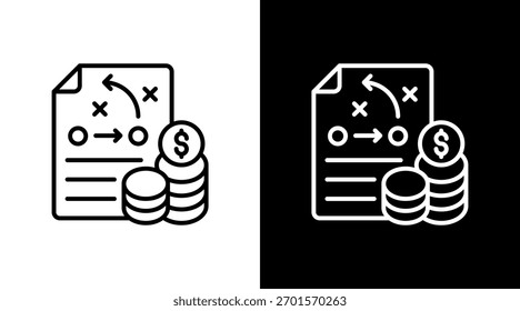 Wealth Management With Icon Set Design