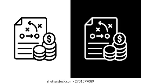 Wealth Management With Icon Set Design