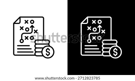 Wealth Management With Icon Set Design