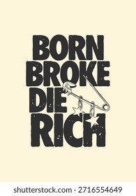 Wealth Mindset Motivational Typography Design