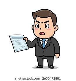Wealth planning concept in cartoon style.