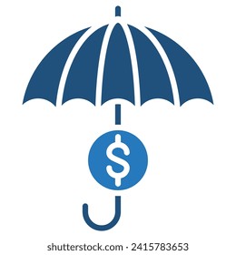 Wealth Preserver icon line vector illustration