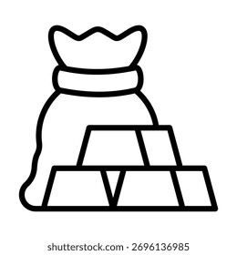 Wealth Reserve Icon Element For Design And Vector