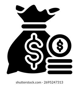 Elemento De Ícone De Economia De Riqueza Para Design