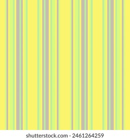 Reichtum nahtlose Textil vertikal, drapiert Streifen Textur Stoff. Satinmusterlinien Vektorgrafik Hintergrund in Gelb und Grün.