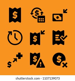 wealth, simple, vintage and concept icon set. Vector illustration for web and design.