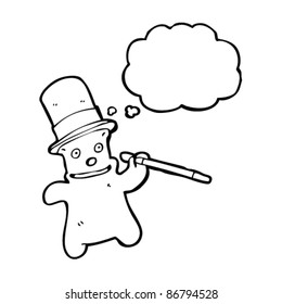 wealthy teddy bear cartoon