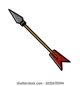 Weapon arrow symbol