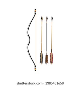 weapon arrow vector illustration, can be used for logo elements and ready to be printed