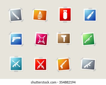 Weapon card icons for web