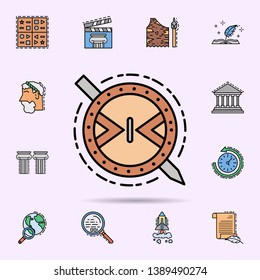 weapon, defense, shield icon. Universal set of history for website design and development, app development