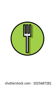 weapon food, flat design