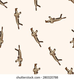 weapon gun , cartoon seamless pattern background