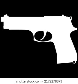 Weapon Gun Pistol Handgun Drawing Firearm Graphic Vector