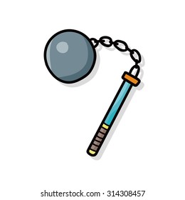 weapon hammer doodle