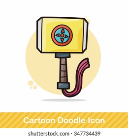 weapon hammer doodle