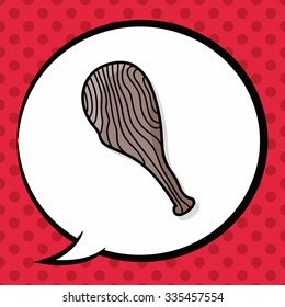 weapon hammer doodle, speech bubble