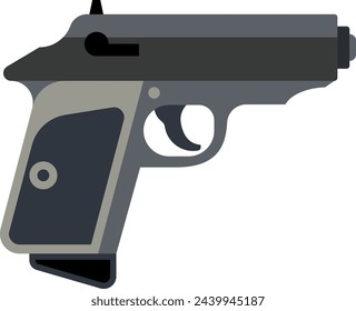 Icono de arma. Pistola. Pequeña pistola espía