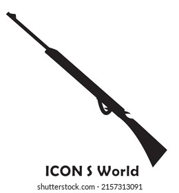 Weapon icon. Rifle icon. Vector illustration eps10.