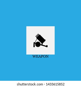 weapon icon sign signifier vector