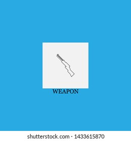 weapon icon sign signifier vector
