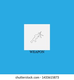 weapon icon sign signifier vector