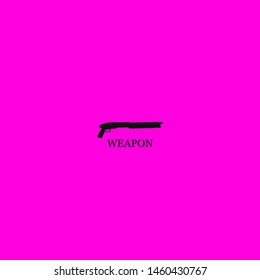 weapon icon sign signifier vector
