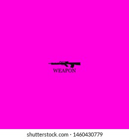 weapon icon sign signifier vector