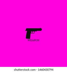 weapon icon sign signifier vector