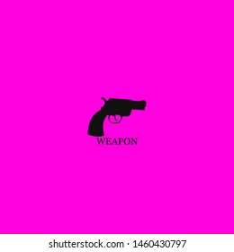 weapon icon sign signifier vector